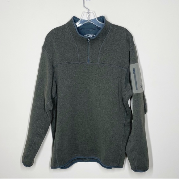 Arc'teryx Other - ARC’TERYX Men’s 1/4 Zip Fleece Pullover Jacket Green Long Sleeve Sweatshirt
